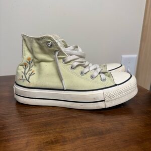 Converse White Canvas Sneakers